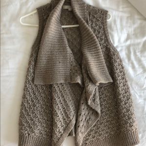 Loft S shawl sweater vest